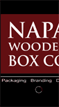 Mobile Screenshot of napawoodenbox.com